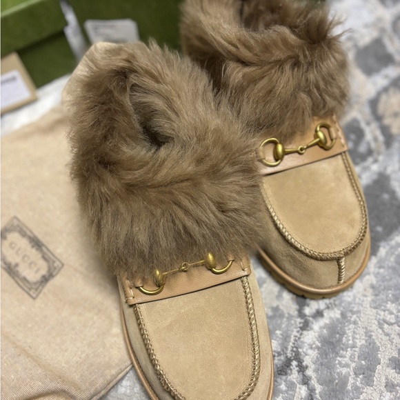 Gucci Ha Ha Ha Bootie Leather Suede Prestige Color Mat Size UK9 - Picture 1 of 7
